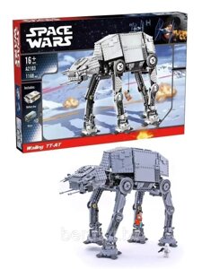 Конструктор STAR WARS Имперский Шагоход AT-AT на аккумуляторе 1168 деталей аналог Лего