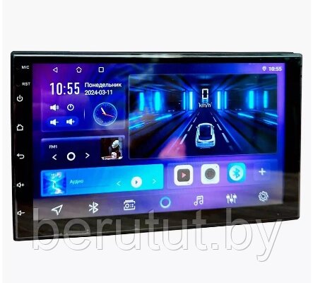 Магнитола Android в машину 1 din с экраном 7" Bluetooth Pioneer SX4 Mini 3/32 Гб от компании MyMarket - фото 1