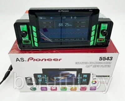 Магнитола в машину 1 din с экраном 4.3" Bluetooth Pioneer 5543 от компании MyMarket - фото 1