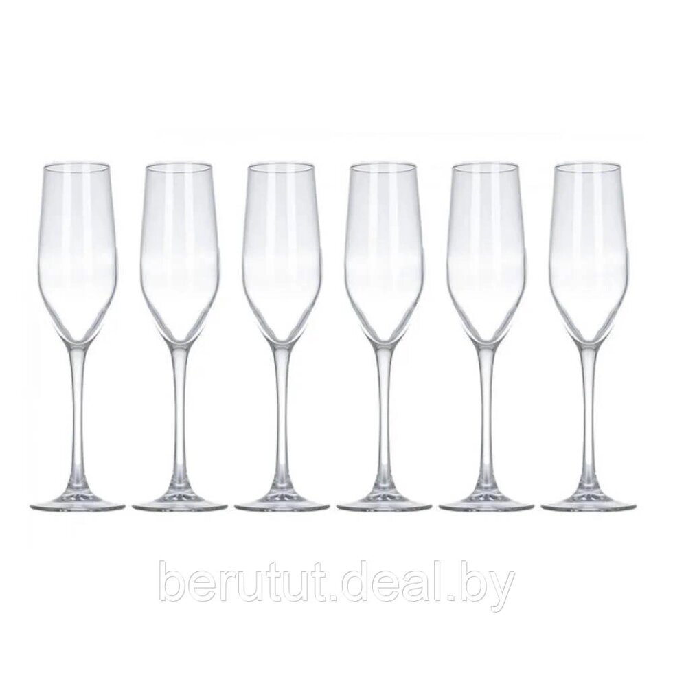 Набор бокалов для шампанского 6 шт. 160 мл Luminarc Celeste от компании MyMarket - фото 1