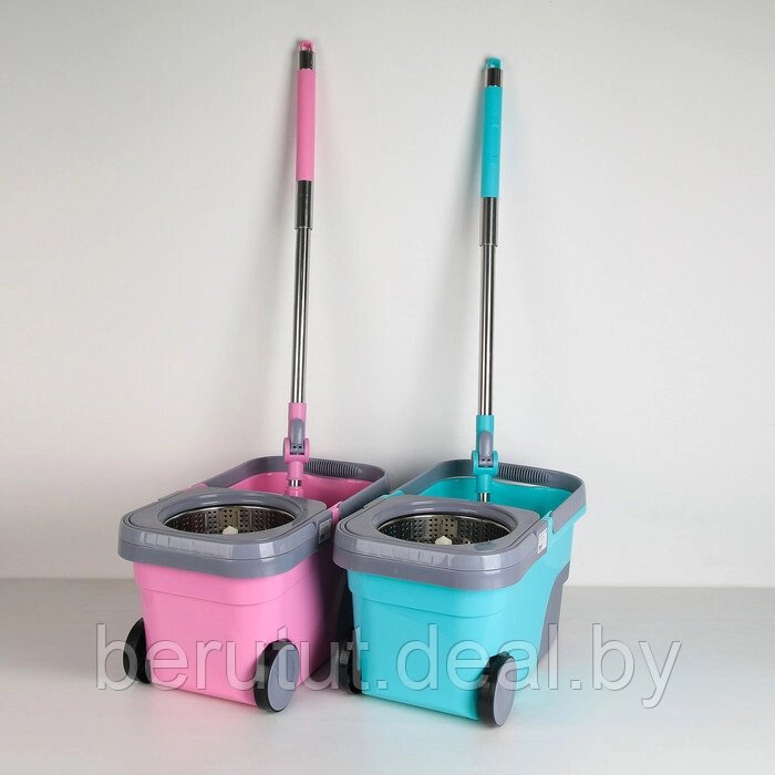 Набор для уборки пола на колёсах с центрифугой (Wring mop) wmp-C700 ##от компании## MyMarket - ##фото## 1