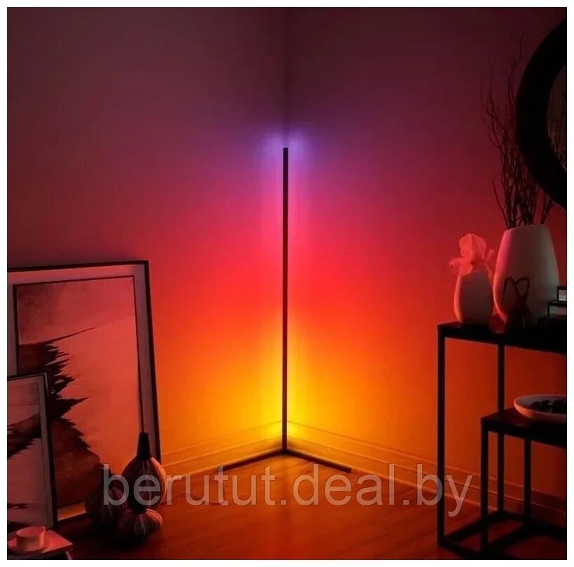 Напольный светильник RGB, лампа напольная светодиодная 100 см от компании MyMarket - фото 1