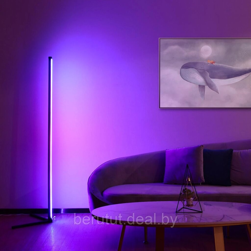 Напольный светильник RGB, лампа напольная светодиодная 150 см от компании MyMarket - фото 1