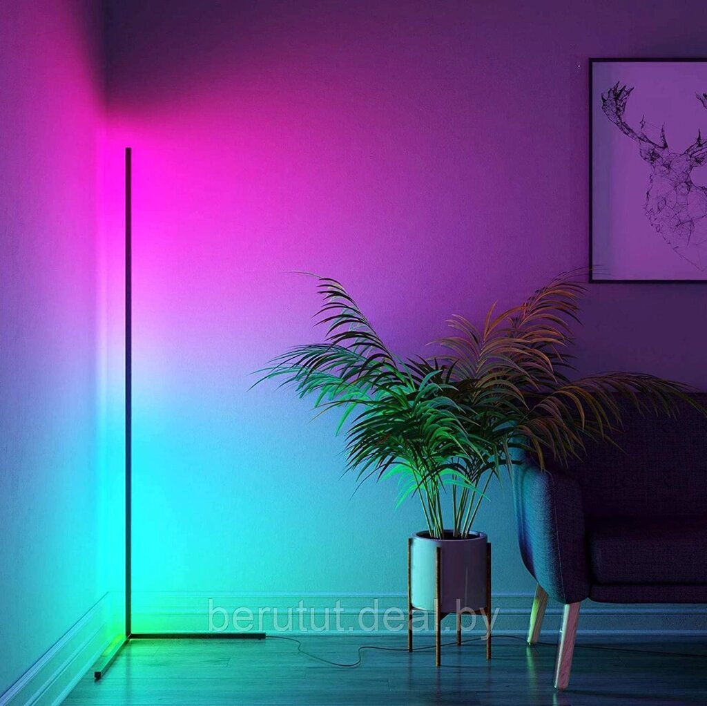 Напольный светильник RGB, лампа напольная светодиодная 50 см от компании MyMarket - фото 1