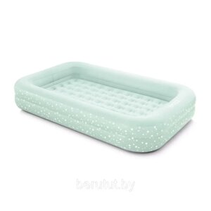 Детский надувной матрас с насосом Intex Kidz Travel Bed Set, 168*107*25 см