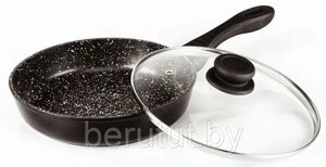 Сковорода 28 см с крышкой Hoffmann HM-9828