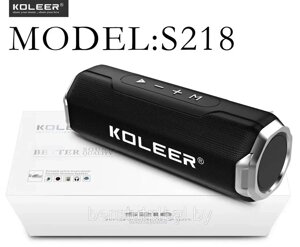 Колонка музыкальная портативная Bluetooth KOLEER S218