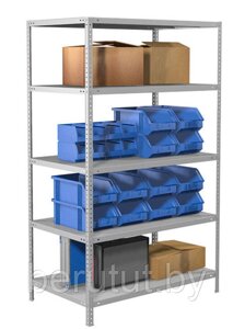 Стеллаж металлический MS Standart 255х150х30 (5 полок)