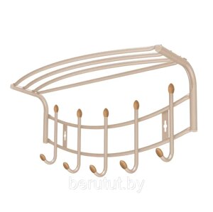 Вешалка настенная с полкой Ника