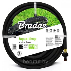 Шланг сочащийся AQUA DROP 1/2" 100 м BRADAS