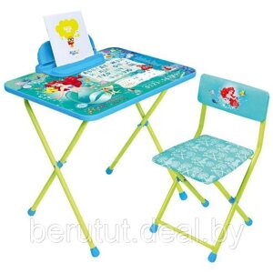 Комплект детской мебели Дисней 4 Русалочка (стол+пенал+стул)