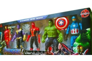 Набор супергероев Marvel – 5 фигурок в комплекте (Мстители, игрушки для детей)