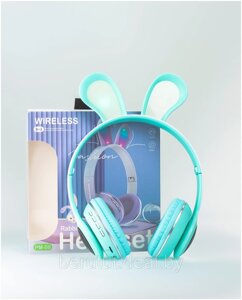 Наушники беспроводные полноразмерные bluetooth детские с ушками PM-08