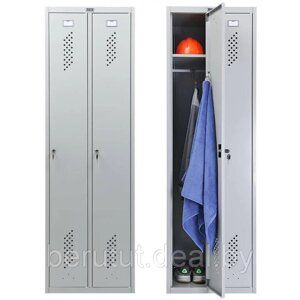Шкаф металлический / Шкаф для раздевалок ПРАКТИК LS-21 для одежды