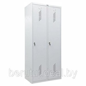 Шкаф металлический / Шкаф для раздевалок ПРАКТИК LS-21 для одежды