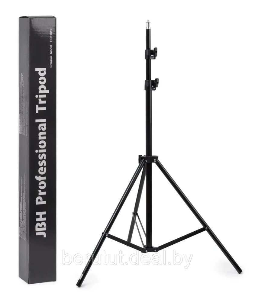 Штатив трипод для телефона фотоаппарата кольцевых ламп JBH Professional Tripod 2,1 м от компании MyMarket - фото 1