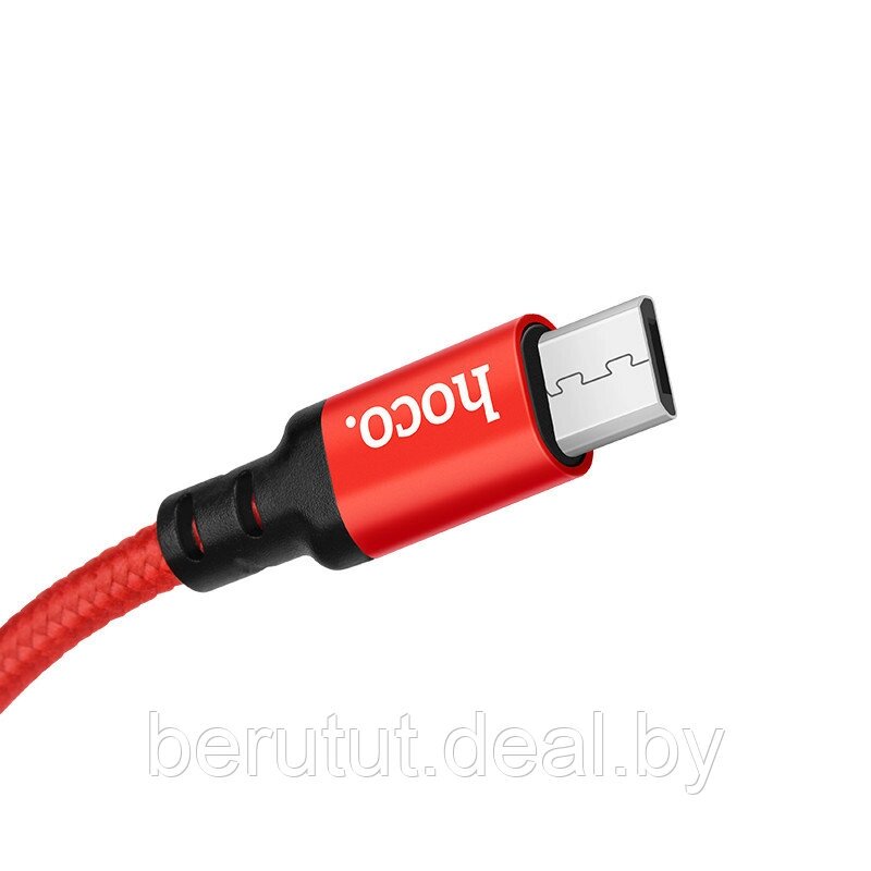 USB дата-кабель Hoco X14 Micro USB Times Speed 1m Black or Red от компании MyMarket - фото 1