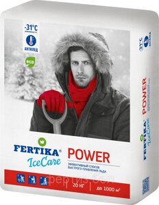 Безопасный противогололедный реагент ICECARE POWER, 20кг