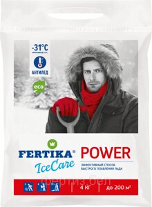 Безопасный противогололедный реагент ICECARE POWER, 4кг