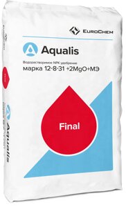 Удобрение AQUALIS 12:8:31 + 2 Mg + micro 25кг