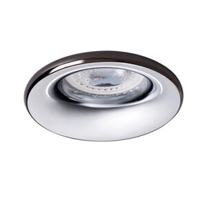 Кольцо декоративное для точечного светильника Kanlux ELNIS S A/C круг, антрацит/хром 27803