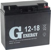 Аккумулятор 12V 18Ah G-energy от компании Магазин Дэмакс - фото 1