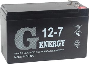 Аккумулятор 12V 7Ah G-energy
