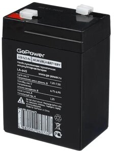 Аккумулятор 6V 4,5Ah GoPower LA-645