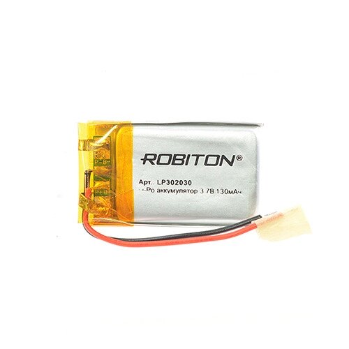 Аккумулятор Li-Po LP302030 3.7V 130 mAh Robiton от компании Магазин Дэмакс - фото 1