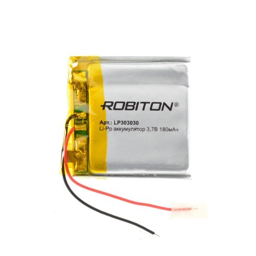 Аккумулятор Li-Po LP303030 3.7V 180 mAh Robiton от компании Магазин Дэмакс - фото 1