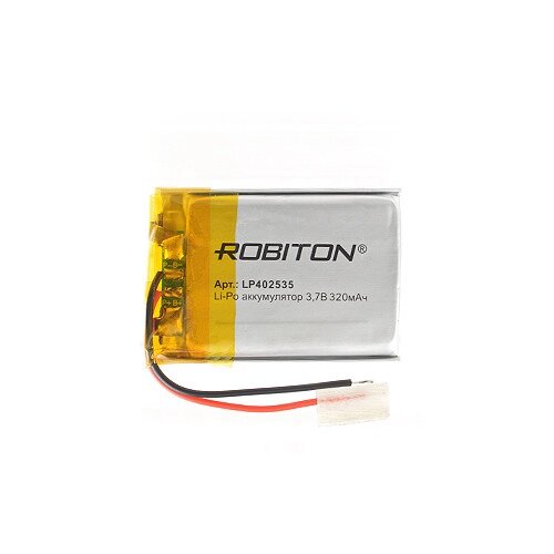 Аккумулятор Li-Po LP402535 3.7V 320 mAh Robiton от компании Магазин Дэмакс - фото 1