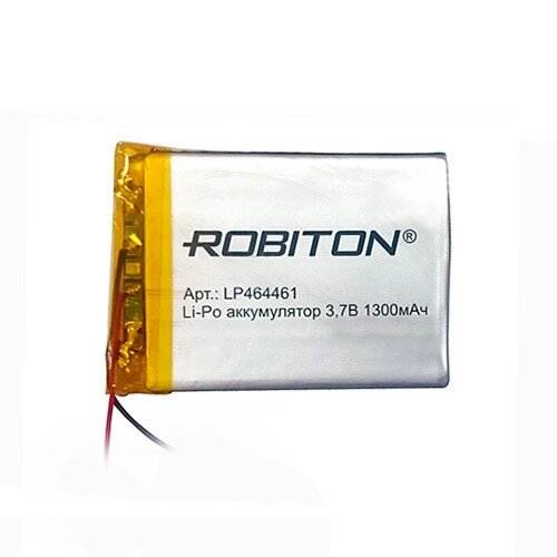 Аккумулятор Li-Po LP464461 3.7V 1300 mAh Robiton от компании Магазин Дэмакс - фото 1