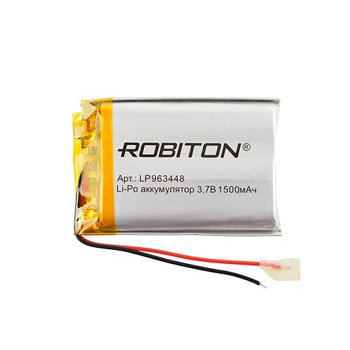 Аккумулятор Li-Po LP963448 3.7V 1500 mAh Robiton от компании Магазин Дэмакс - фото 1