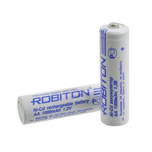 Аккумулятор NI-CD AA 1000mAh Robiton SR2 от компании Магазин Дэмакс - фото 1