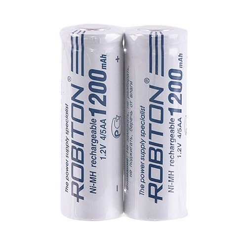 Аккумулятор NI-MH 4/5AA 1200mAh (с плоским контактом) Robiton SR2 от компании Магазин Дэмакс - фото 1