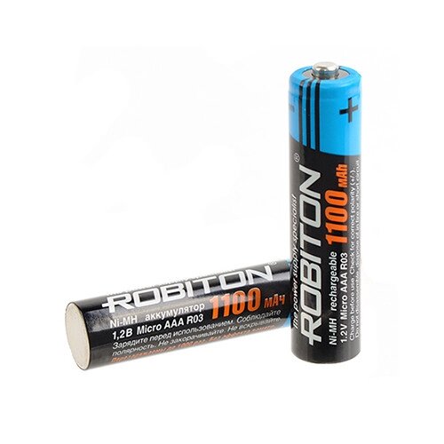 Аккумулятор NI-MH AAA 1100mAh Robiton SR2 от компании Магазин Дэмакс - фото 1