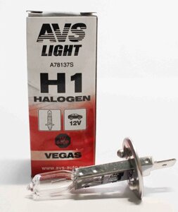 Автомобильная галогенная лампа AVS Vegas H1.12V. 55W