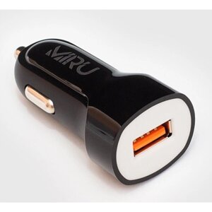 Автомобильное зарядное устройство MIRU 5031 Quick Charge 3.0, USB, черный