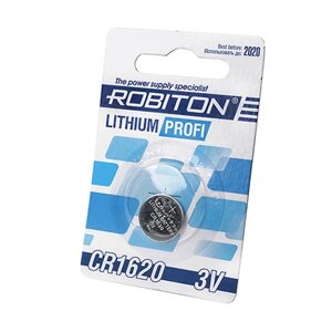 Батарейка CR1620 robiton PROFI 1BL