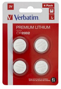 Батарейка CR2032 Verbatim 4BL