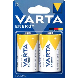 Батарейка D LR20 Varta Energy BL2