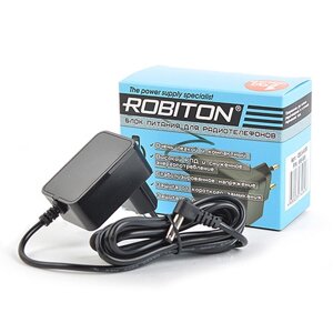 Блок питания ROBITON ID5,5-500S 5,5V 0.5A угловой 4,8x1,7 (для радиотелефонов Panasonic