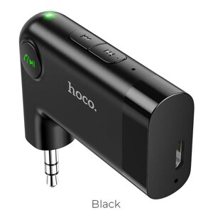 Bluetooth AUX адаптер HOCO E53 Dawn sound, черный