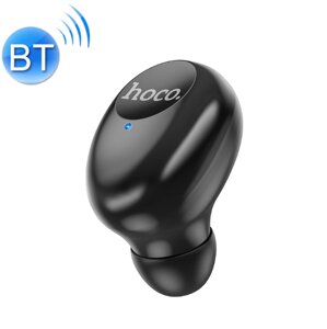 Bluetooth гарнитура HOCO E64 mini (Bluetooth 5.3, 50 мАч) Черная