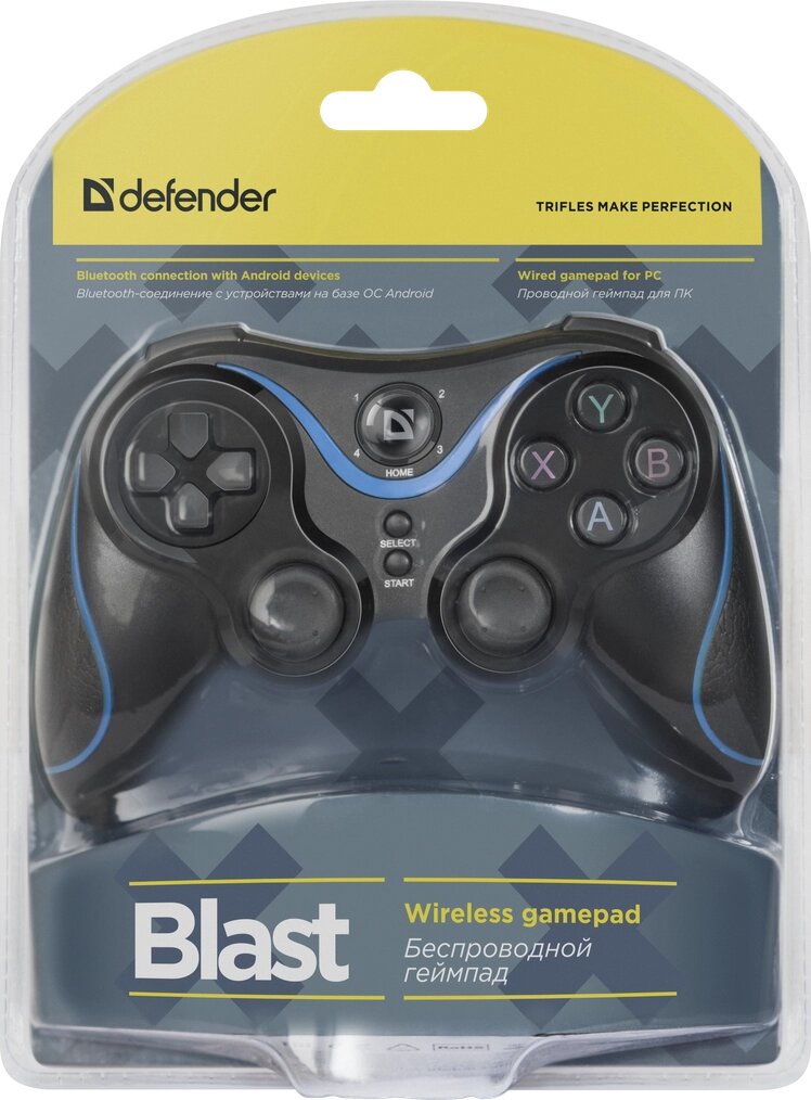 Геймпад беспроводной Defender Blast, Bluetooth, Android, Li-ion #64285 от компании Магазин Дэмакс - фото 1