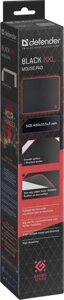 Коврик для мыши Игровой Defender Black XXL 400x355x3 мм, ткань+резина 50559