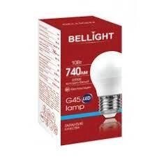 Лампа светодиодная шар G45 10W E27 6500K bellight