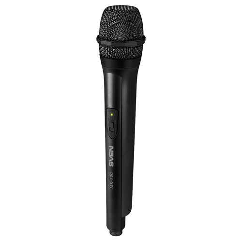 Микрофон беспроводной SVEN MK-700 черный (вокальный, беспроводной)