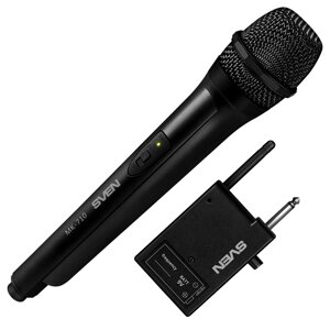Микрофон беспроводной SVEN MK-710, черный (VHF диапазон)