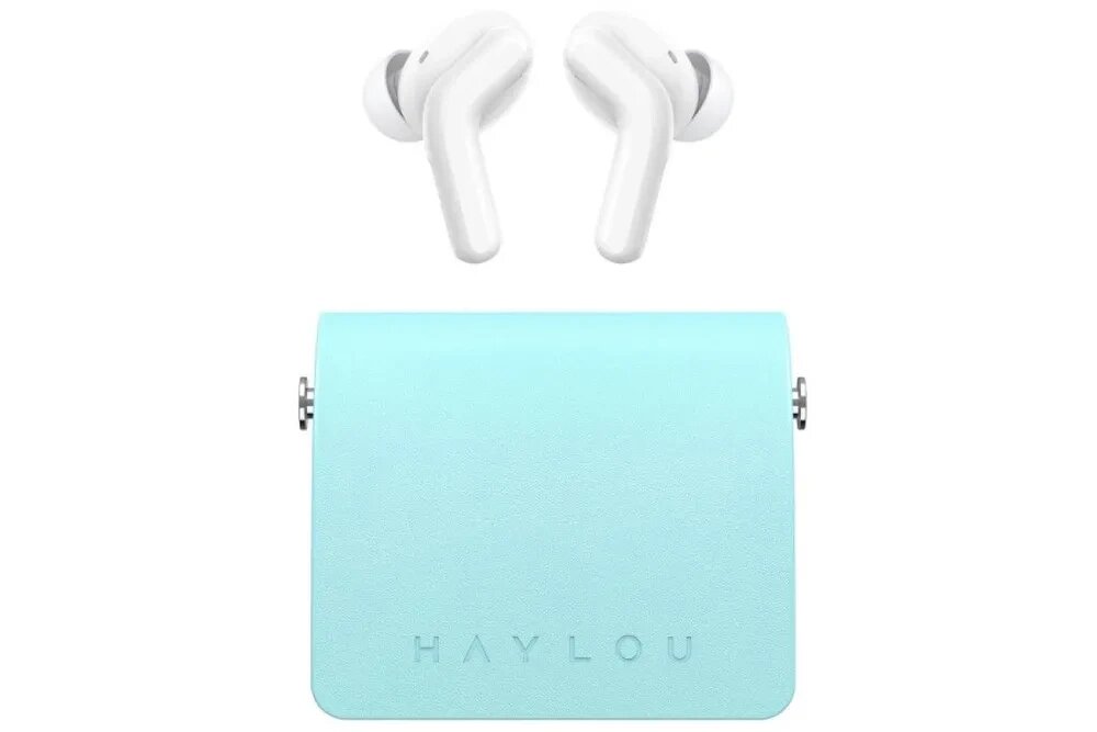 Наушники беспроводные Bluetooth Haylou T87 Lady Bag Голубой от компании Магазин Дэмакс - фото 1